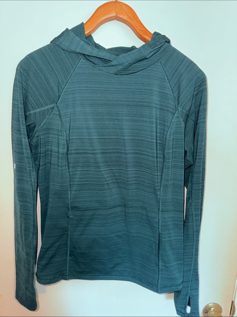 FILA Striped Teal Lightweight Hoodie